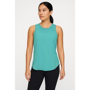 Lululemon Sculpt Tank II 2 Blue Mesh Sleeveless Athletic Tank Top Womens Size 6